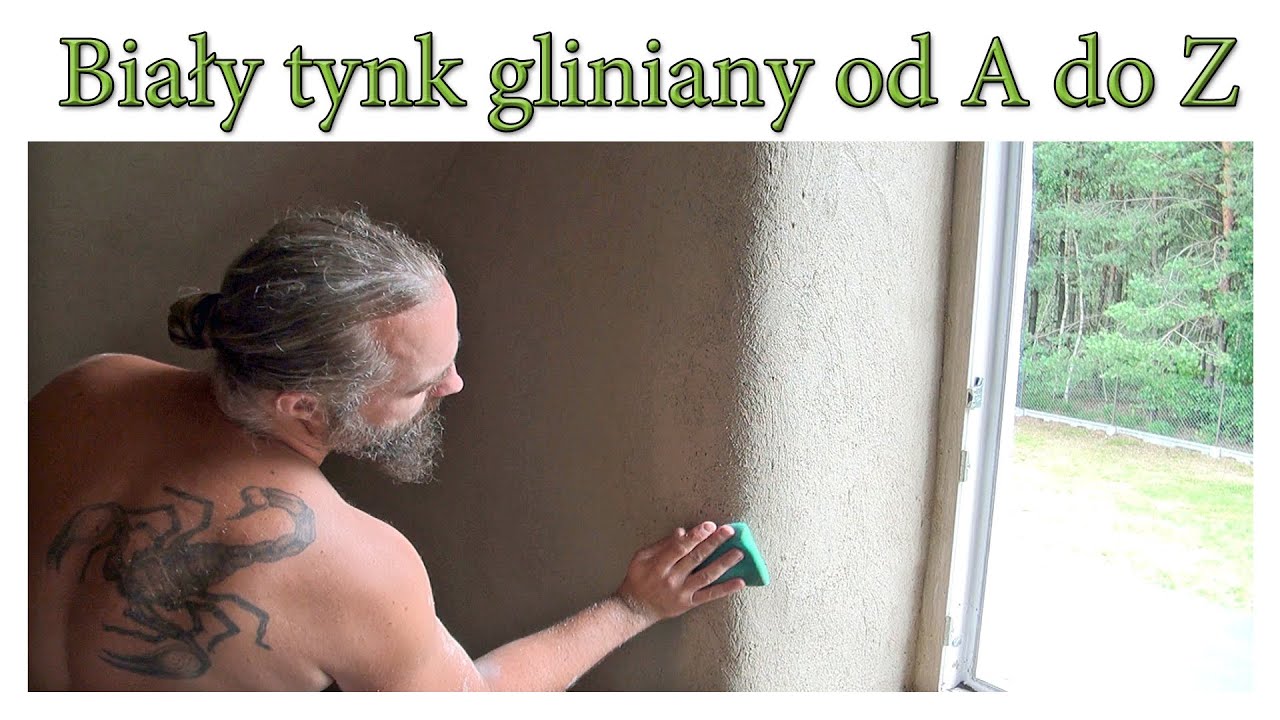 Biały tynk gliniany od A do Z wykonanie - Strawbale Vlog 124