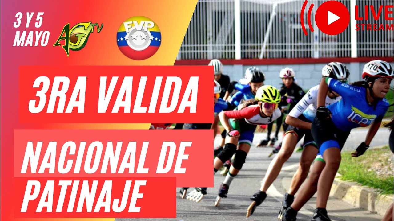 3ra Valida Nacional de Patinaje de Velocidad Barquisimeto 2024 / Dia 1/ #envivo #live /