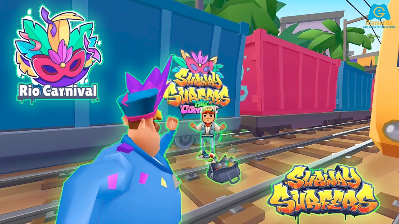 iGameMix💰NEW UPDATE 2025🔥SUBWAY SURFERS RIO CARNIVAL 2025 JAKE FULLSCREEN👏Gameplay #249