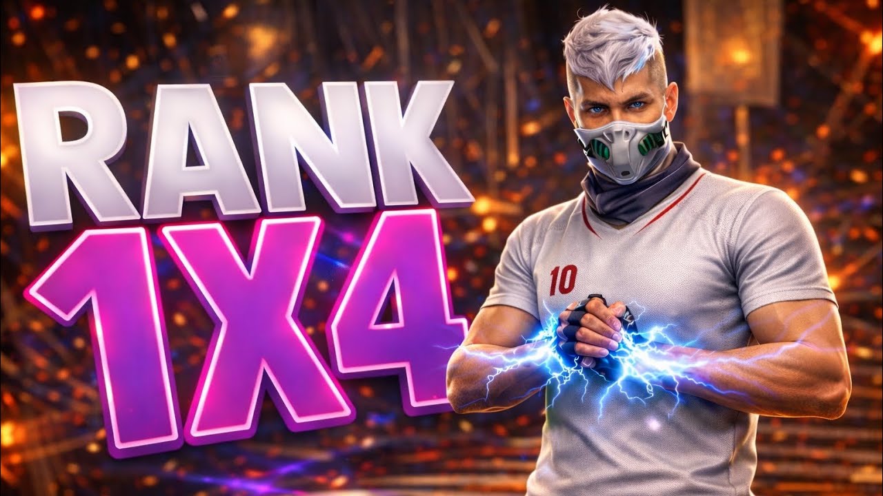COMO MELHORAR A NOÇÃO NO 1x4 solo X Squad GARENA FREE FIRE 