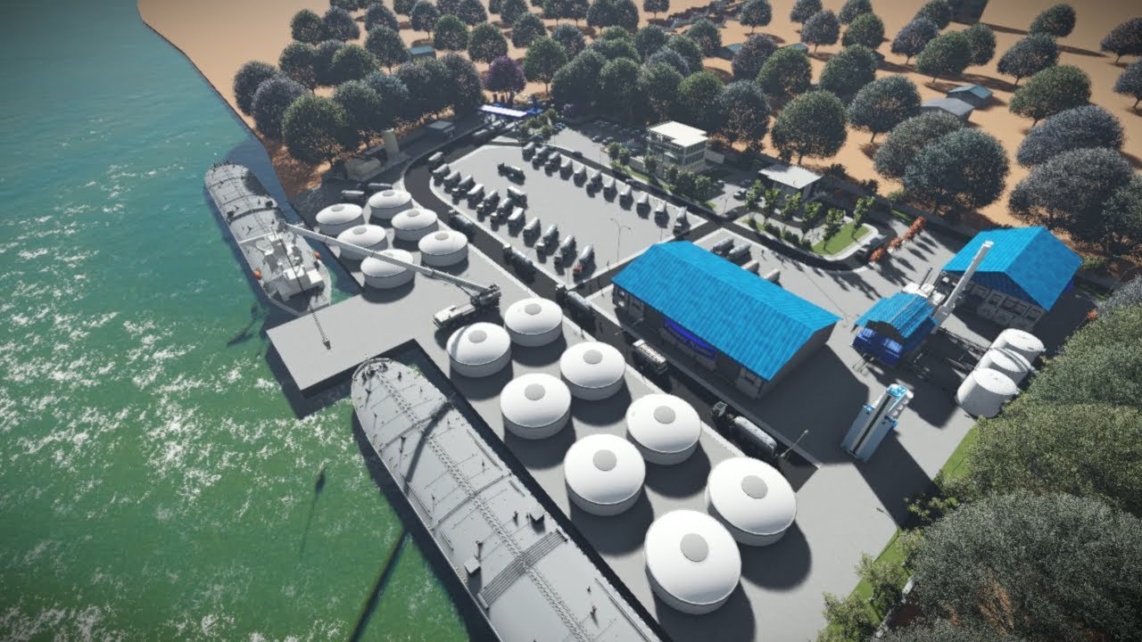 Oil Depot and Oil Terminal (54 sec)