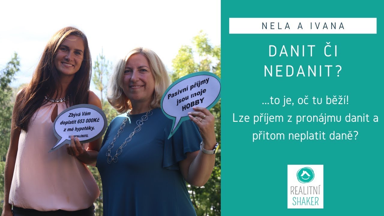 Daně z pronájmu nemovitosti: Lze příjem z pronájmu danit a neplatit daně?