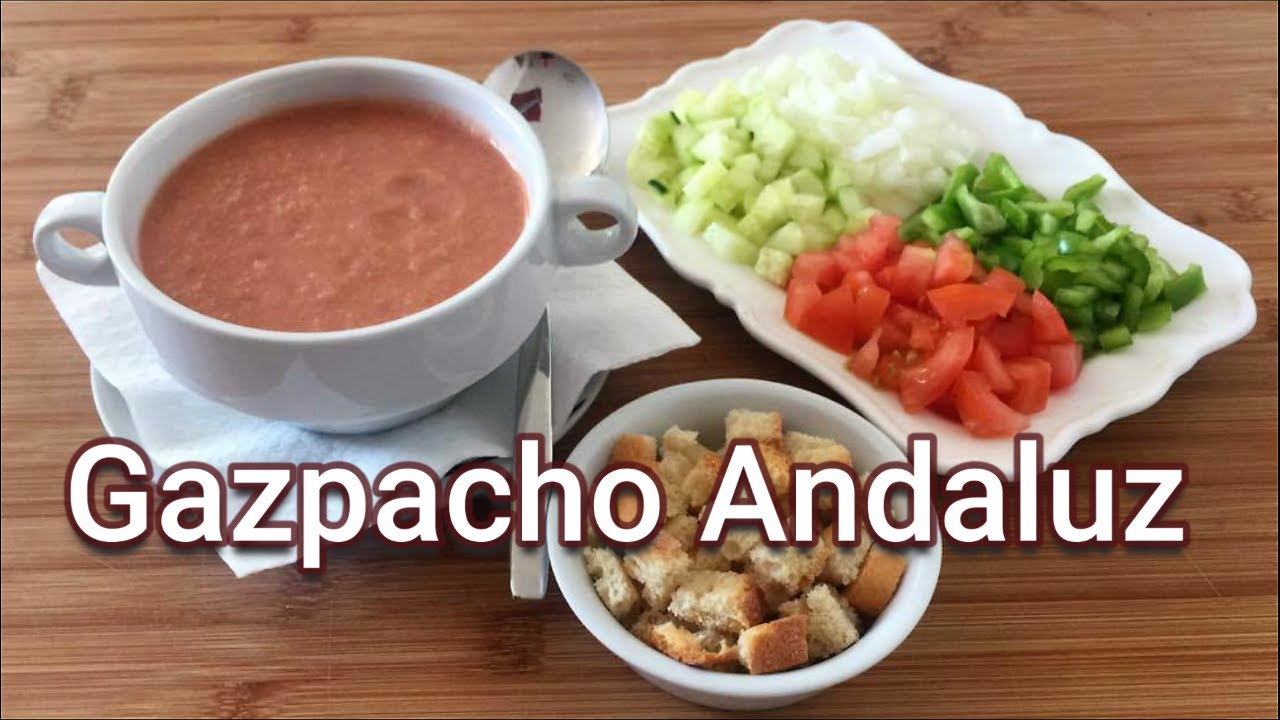 Gazpacho Andaluz tradicional | Fácil, Rápido y Riquísimo