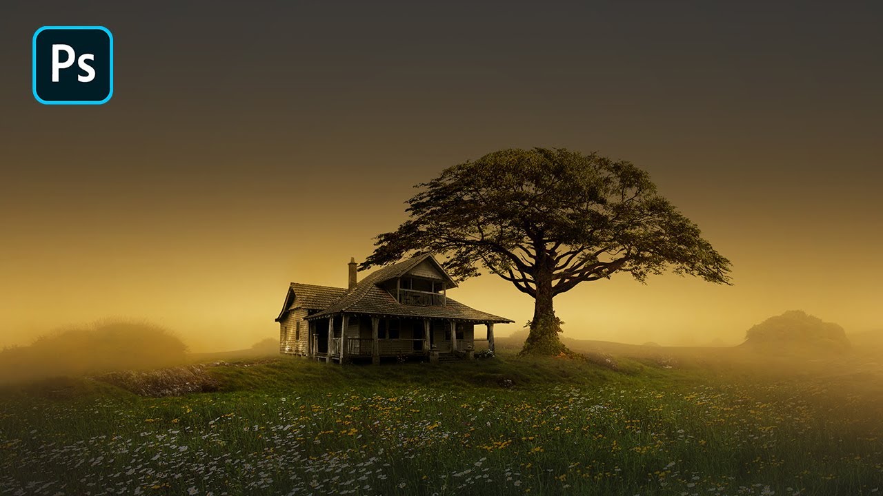 Landscape Photo Manipulation Compositing Tutorial - Photoshop