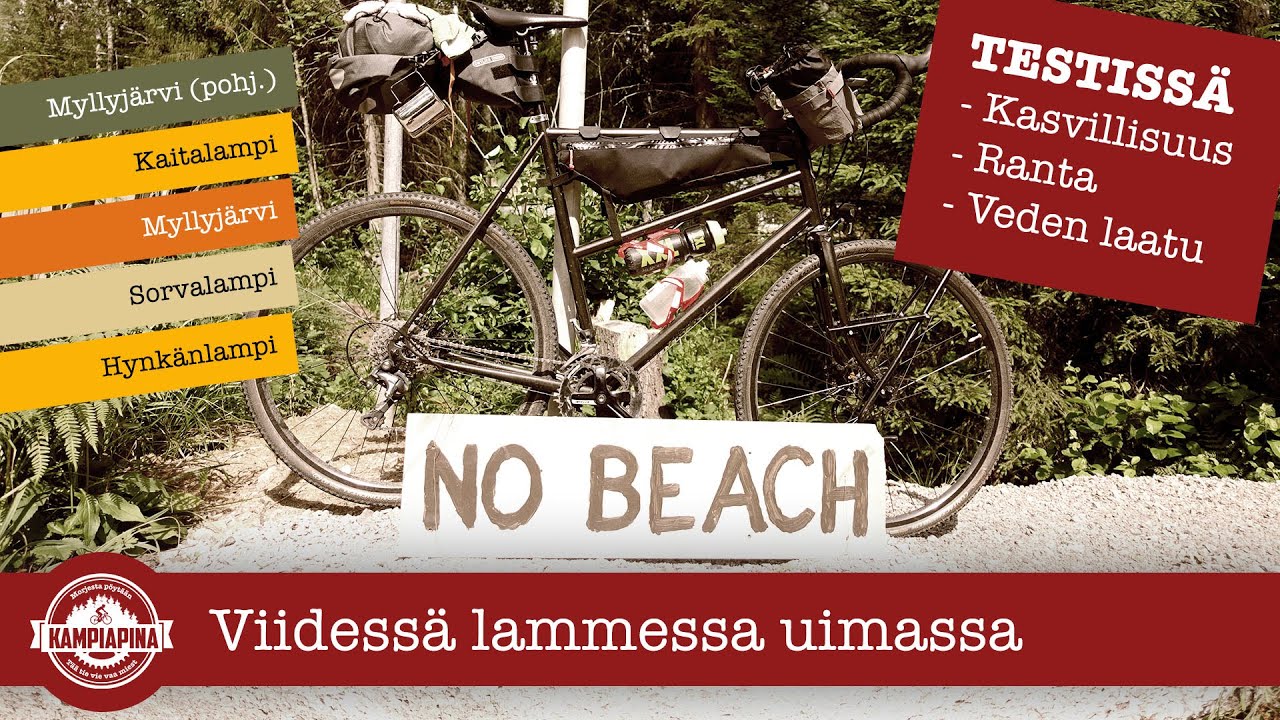 Viiden lammen uintireissu Espoossa