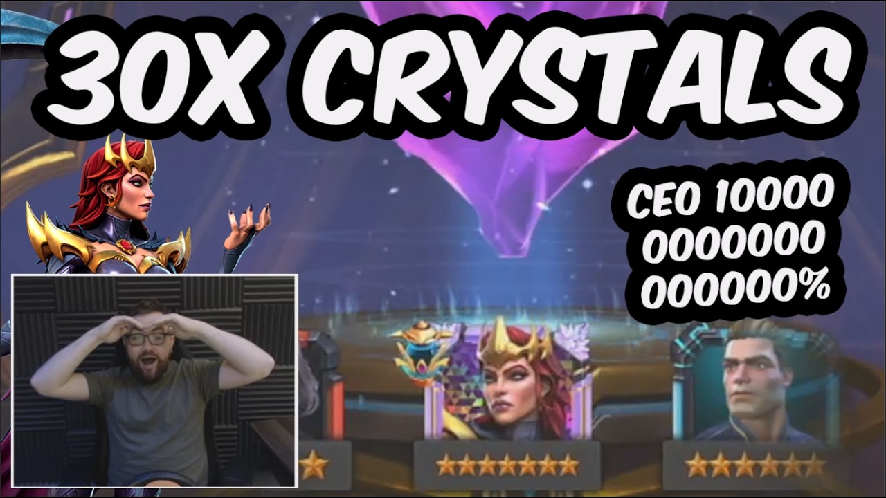 30x 7 Star Ascended Madelyne Pryor Crystal Opening - MIRACLE CEO STACK - Marvel Contest of Champions