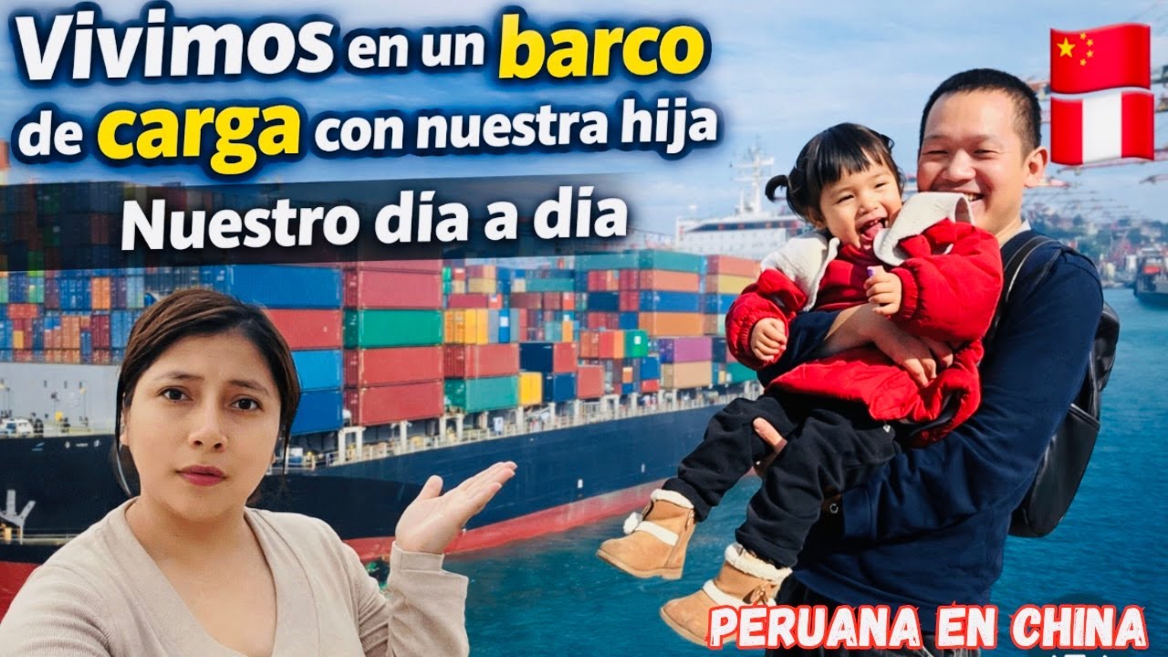 🚢 Así es NUESTRO DÍA A DÍA REAL VIVIENDO EN UN BARCO DE CARGA CON NUESTRA HIJA