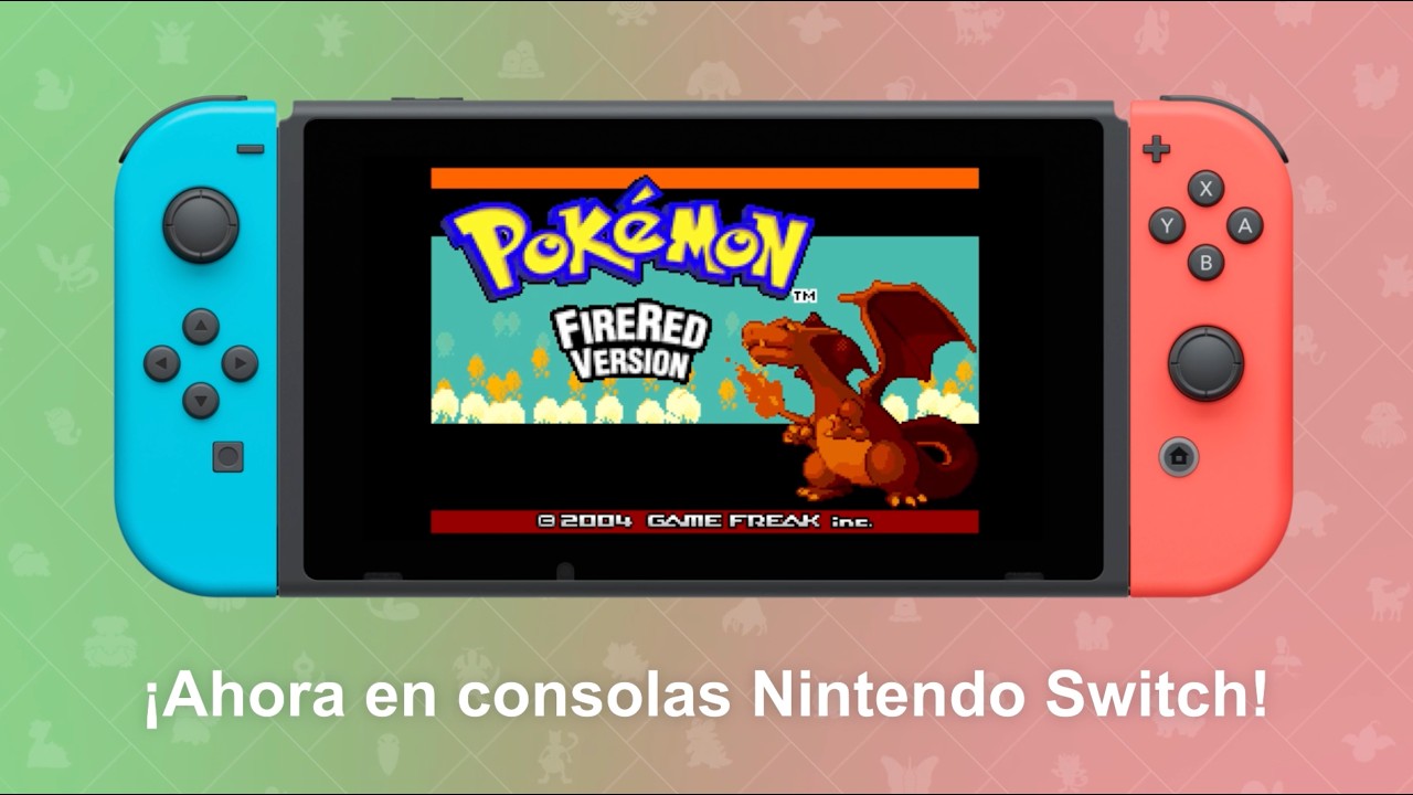 Pok&eacute;mon Edici&oacute;n Rojo Fuego y Pok&eacute;mon Edici&oacute;n Verde Hoja en Nintendo Switch