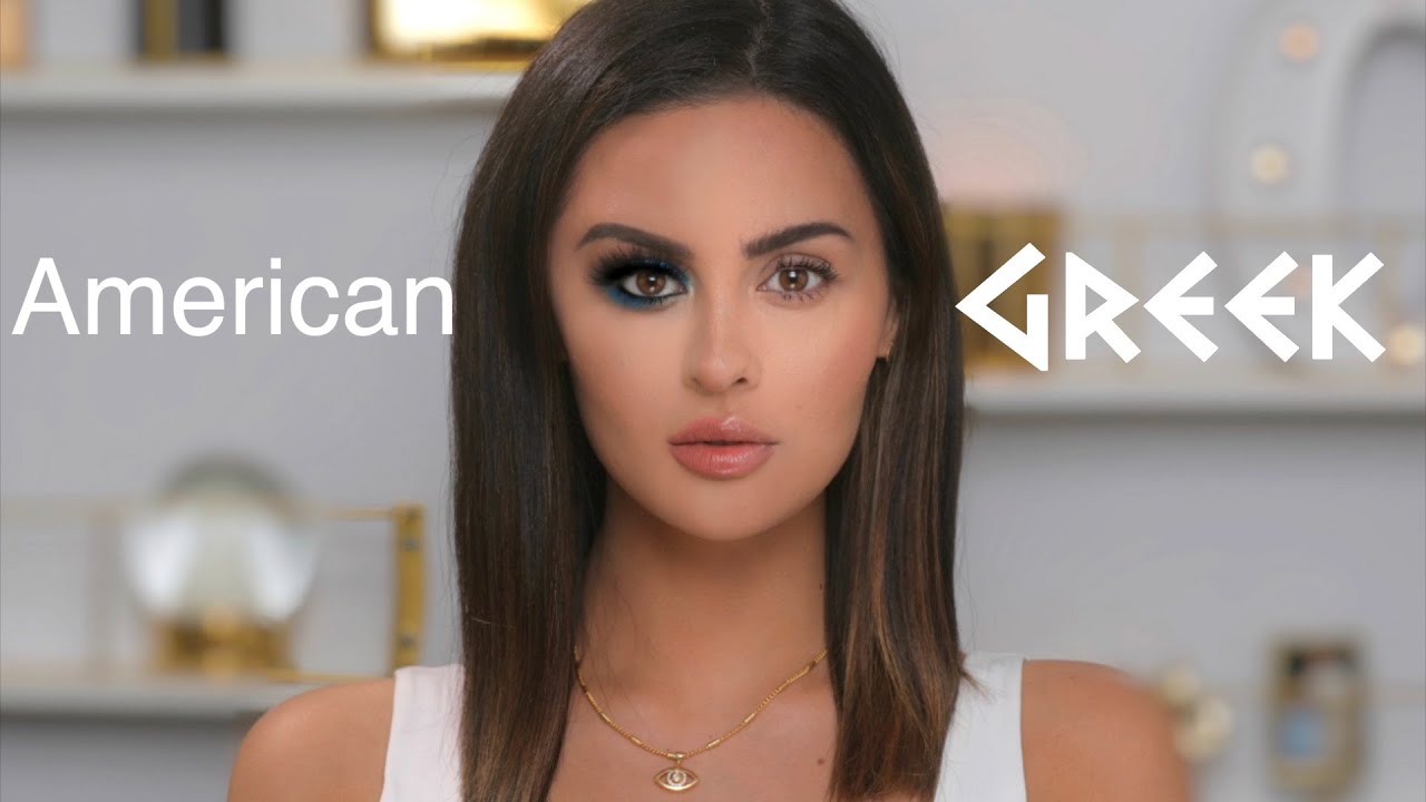 AMERICAN VS GREEK MAKEUP TUTORIAL