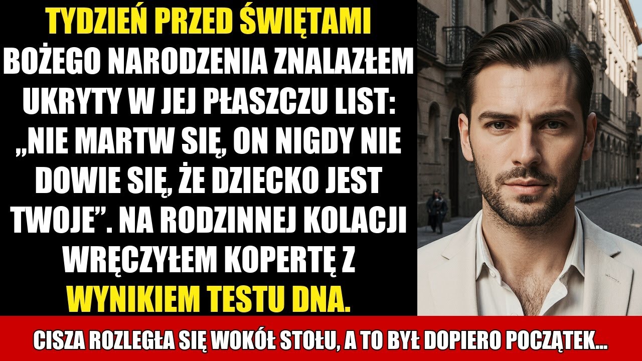 TYDZIEŃ PRZED ŚWIĘTAMI BOŻEGO NARODZENIA ZNALAZŁEM UKRYTY W JEJ PŁASZCZU LIST: „NIE MARTW SIĘ, ON...