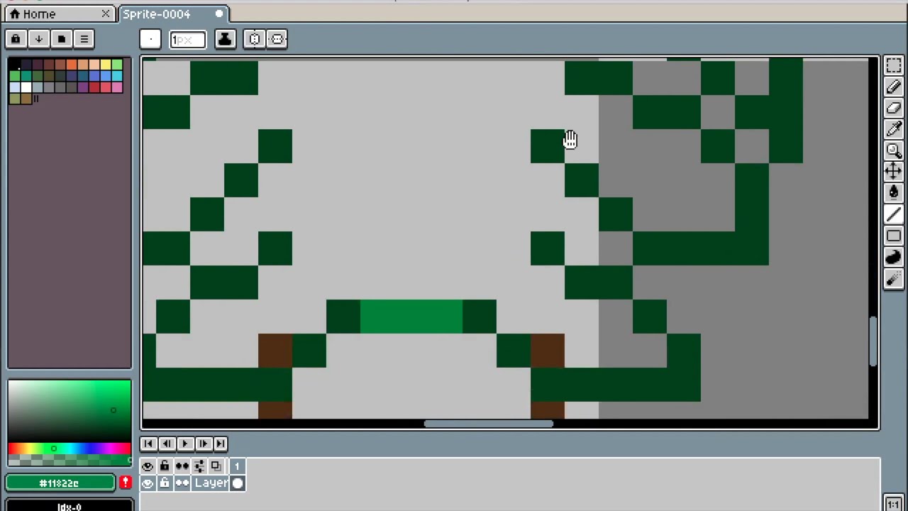 Pixel Art sombrero tree