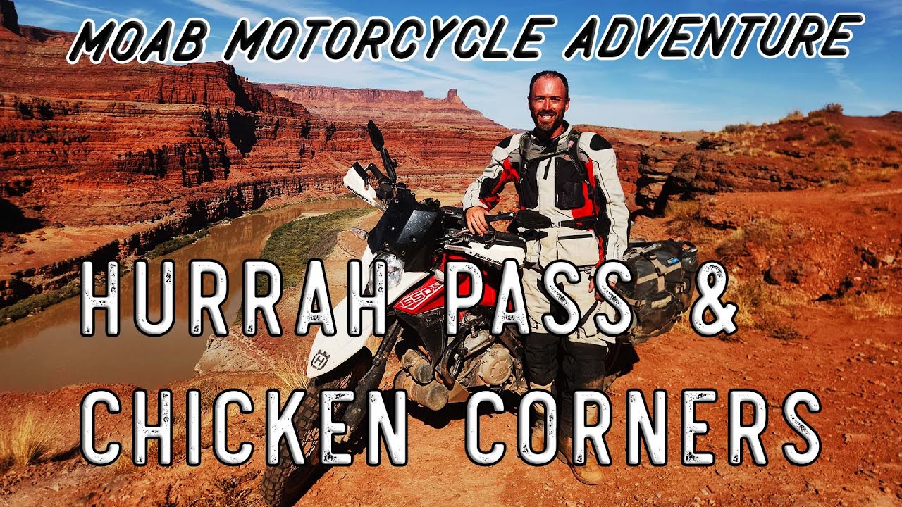 Hurrah Pass and Chicken Corners in Moab - Motorcycle Adventure