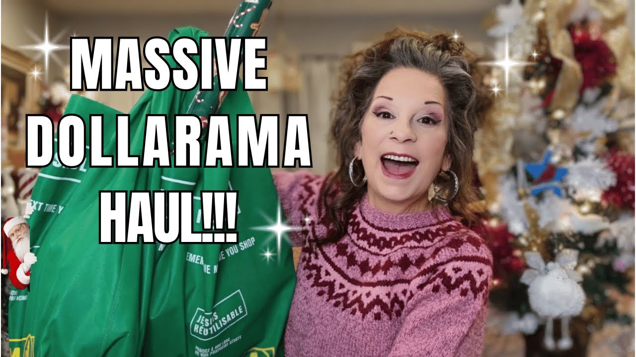 MASSIVE DOLLARAMA HAUL 2025 !!! CHRISTMAS STOCKING STUFFERS & BUDGET GIFTS!