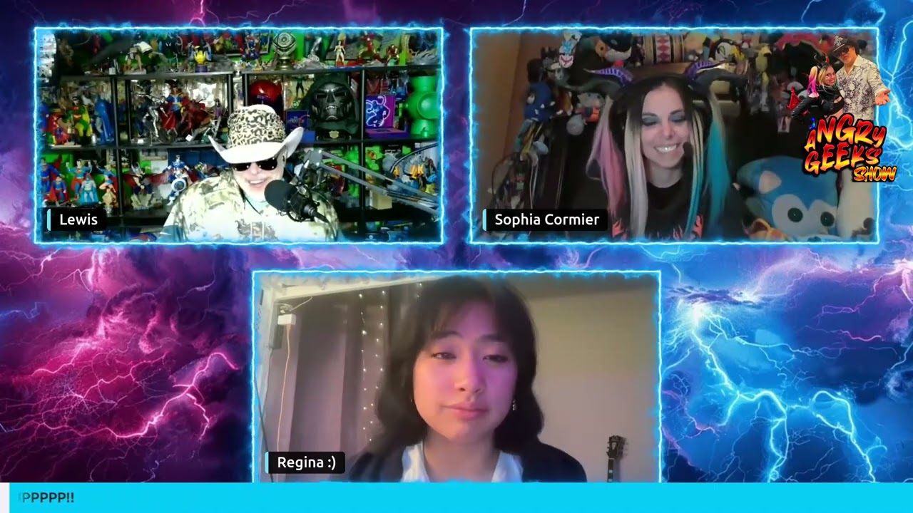 The AngryGeeks Show - Actress Regina Famatigan - Snurtle, The Snow T... | #sophia_cormier on #Twitch