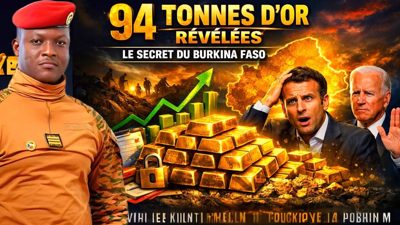 Ibrahim Traoré : comment le Burkina Faso a révélé 94 tonnes d’or cachées au monde