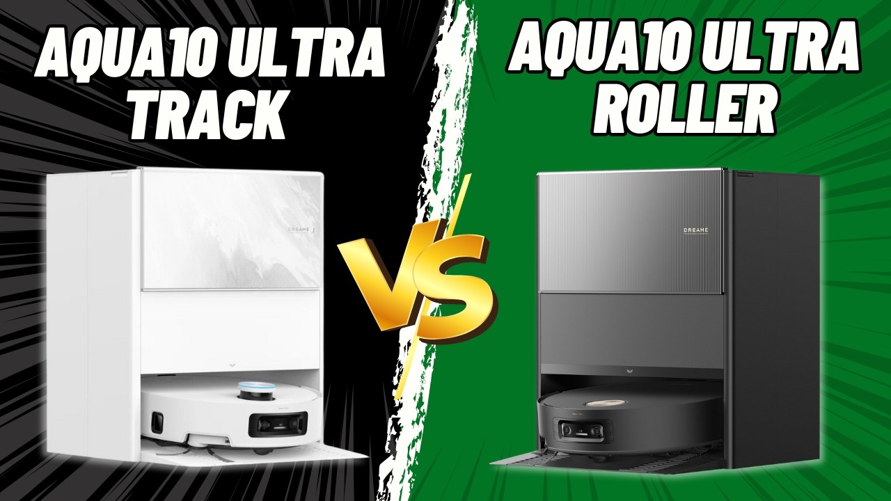 Aqua10 ULTRA TRACK vs Aqua ULTRA ROLLER. Qual il Miglior? MIGLIOR ROBOT ASPIRAPOLVERE DREAME