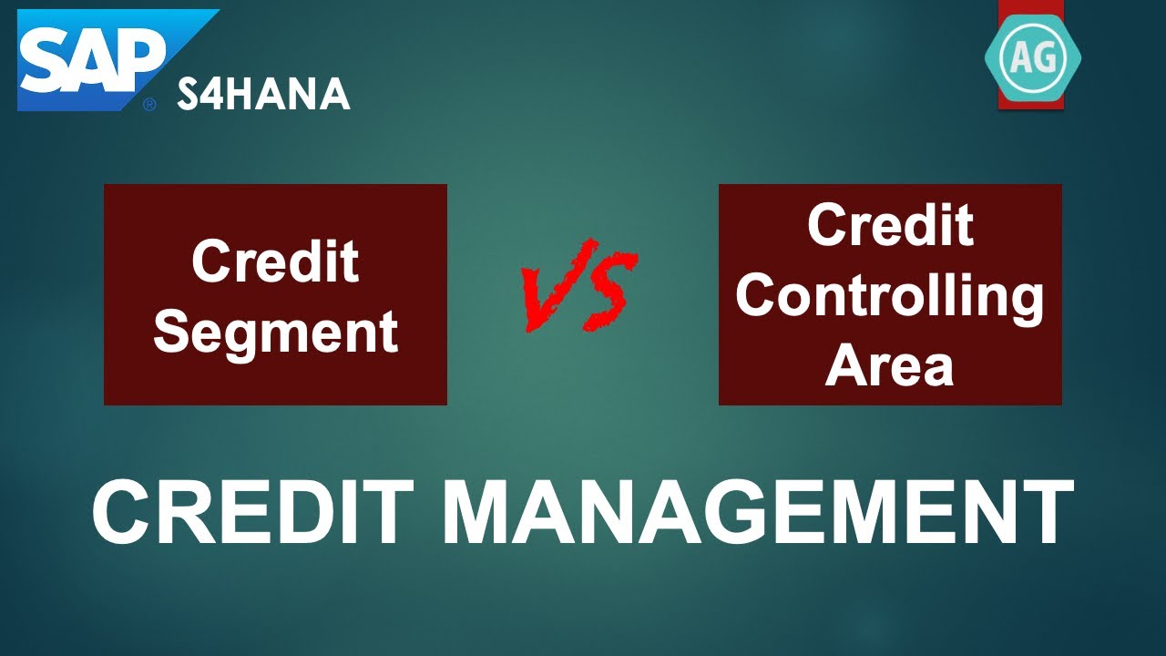 What's the difference between Credit Segment and Credit Controlling Area in SAP S4HANA
