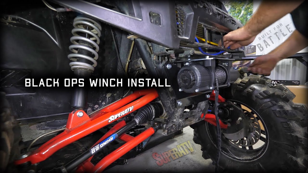 Black Ops Winch Install on Polaris Ranger XP 900 | How To