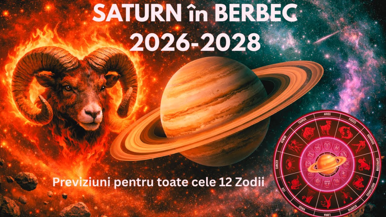 Saturn în Berbec 🪐 Lecții karmice și transformări majore pentru toate zodiile