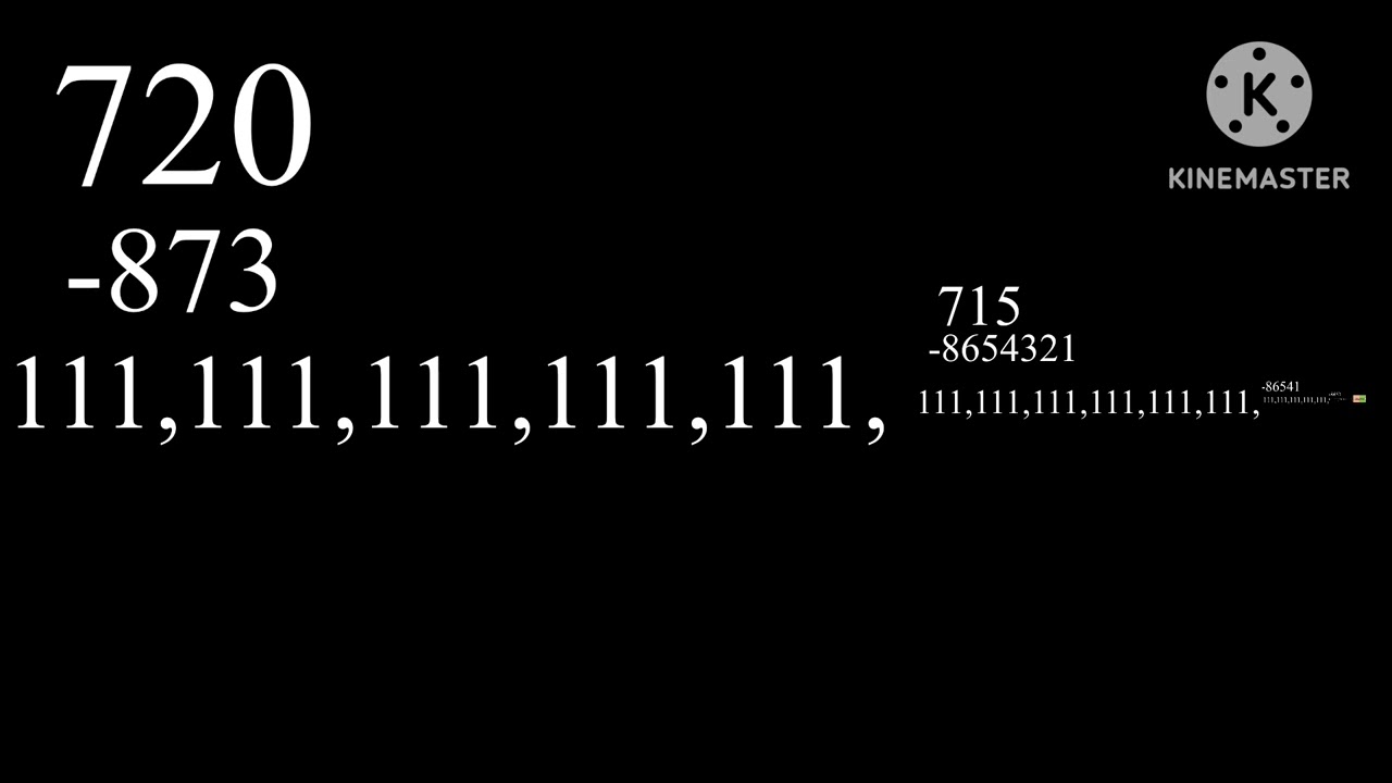 0 to 750-illion