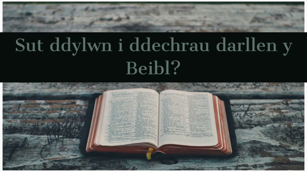 Sut galla i ddarllen y Beibl?