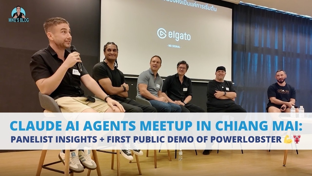 Claude AI Agents Meetup in Chiang Mai: Panel Talk