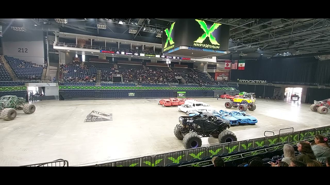 Monster X Tour At Adiventist Health Arena first show except freestyle