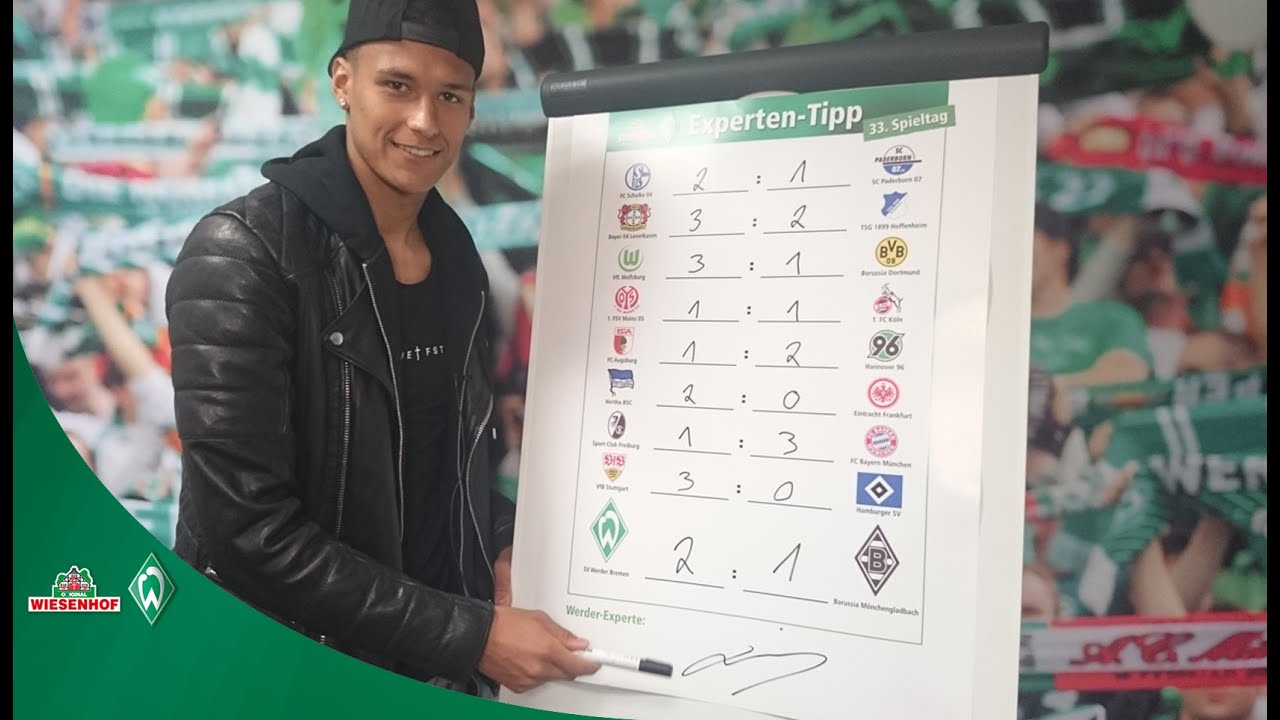 WIESENHOF: Werder Experten-Tipp 33. Spieltag