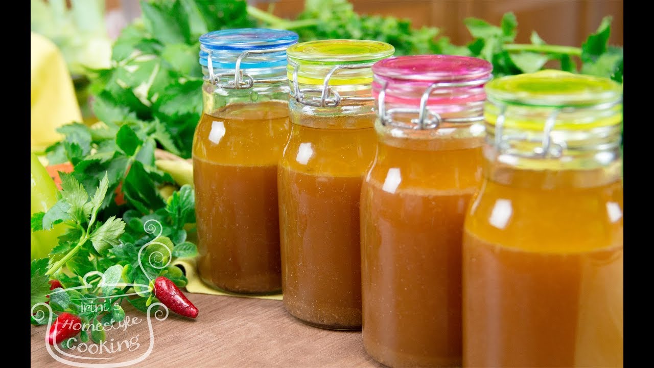 Υπέροχος σπιτικός βοδινός ζωμός(ζελέ)-Homemade beef broth