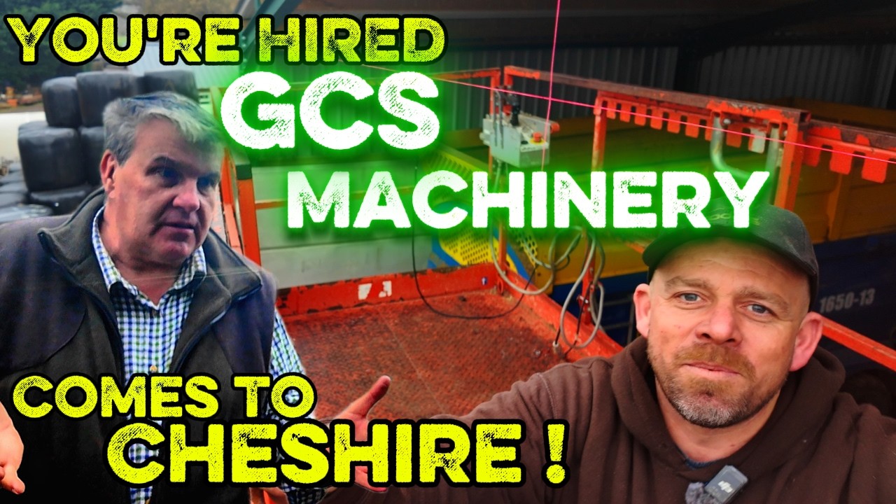 Cladding a Farm Shed with Box Profile Sheets @GCSMachinery Comes to Cheshire ! BigTimber Yard Tour