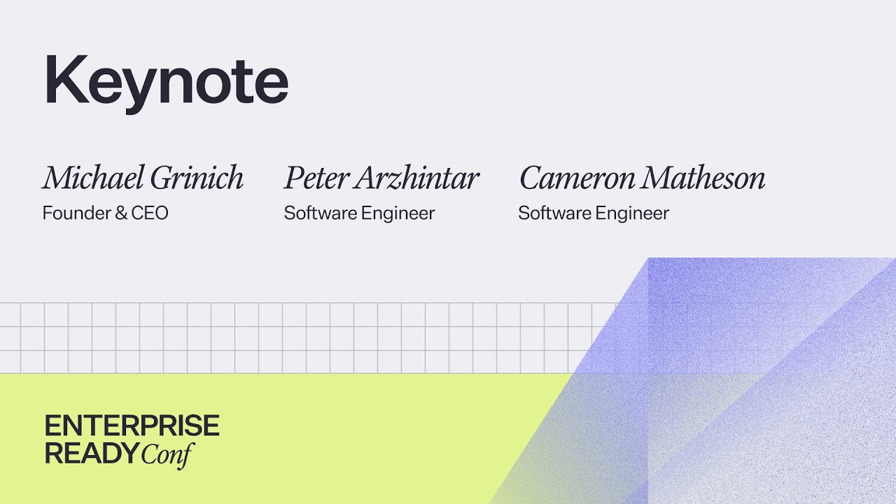 Enterprise Ready Keynote: 5 new features of of WorkOS