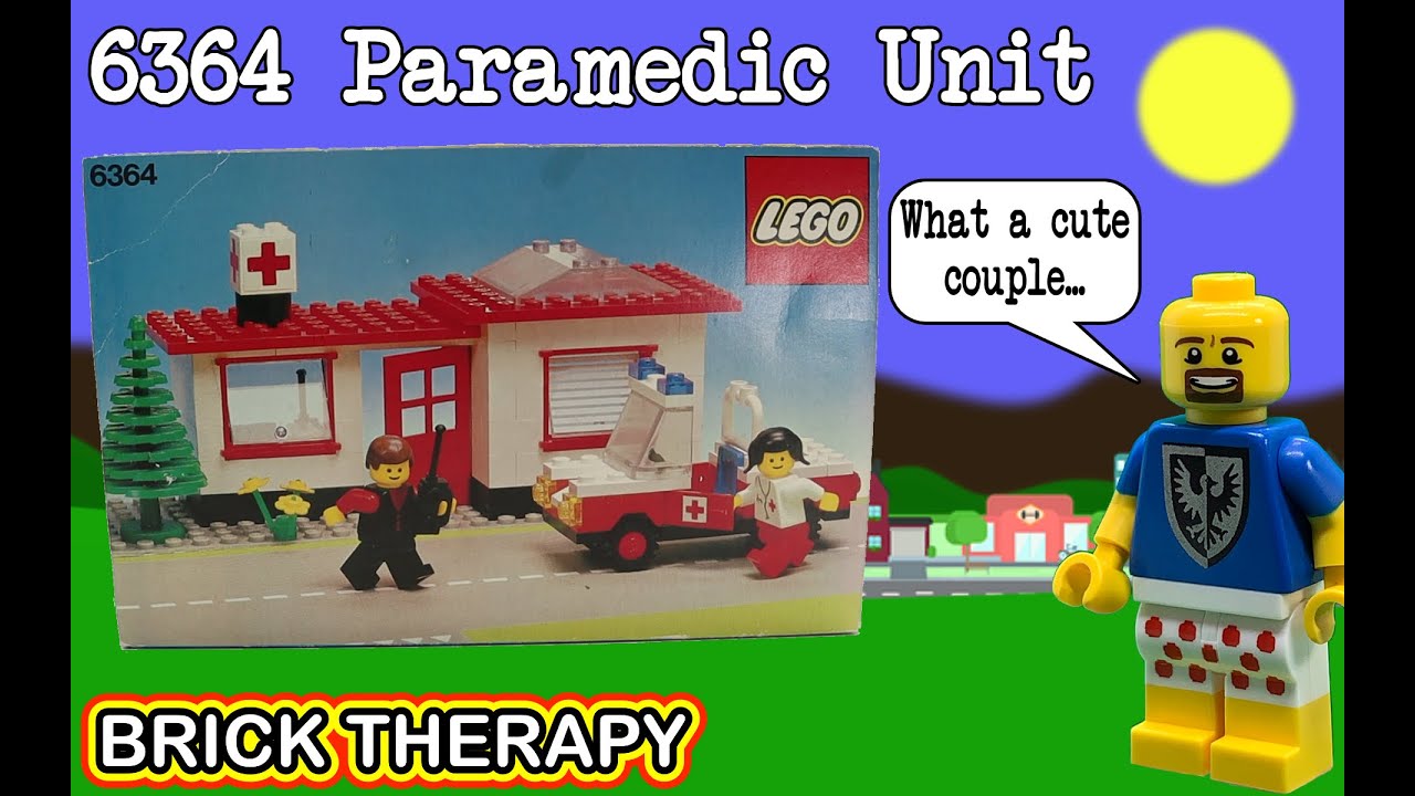 Vintage LEGO Town set 6364 Paramedic Unit : Build and Review