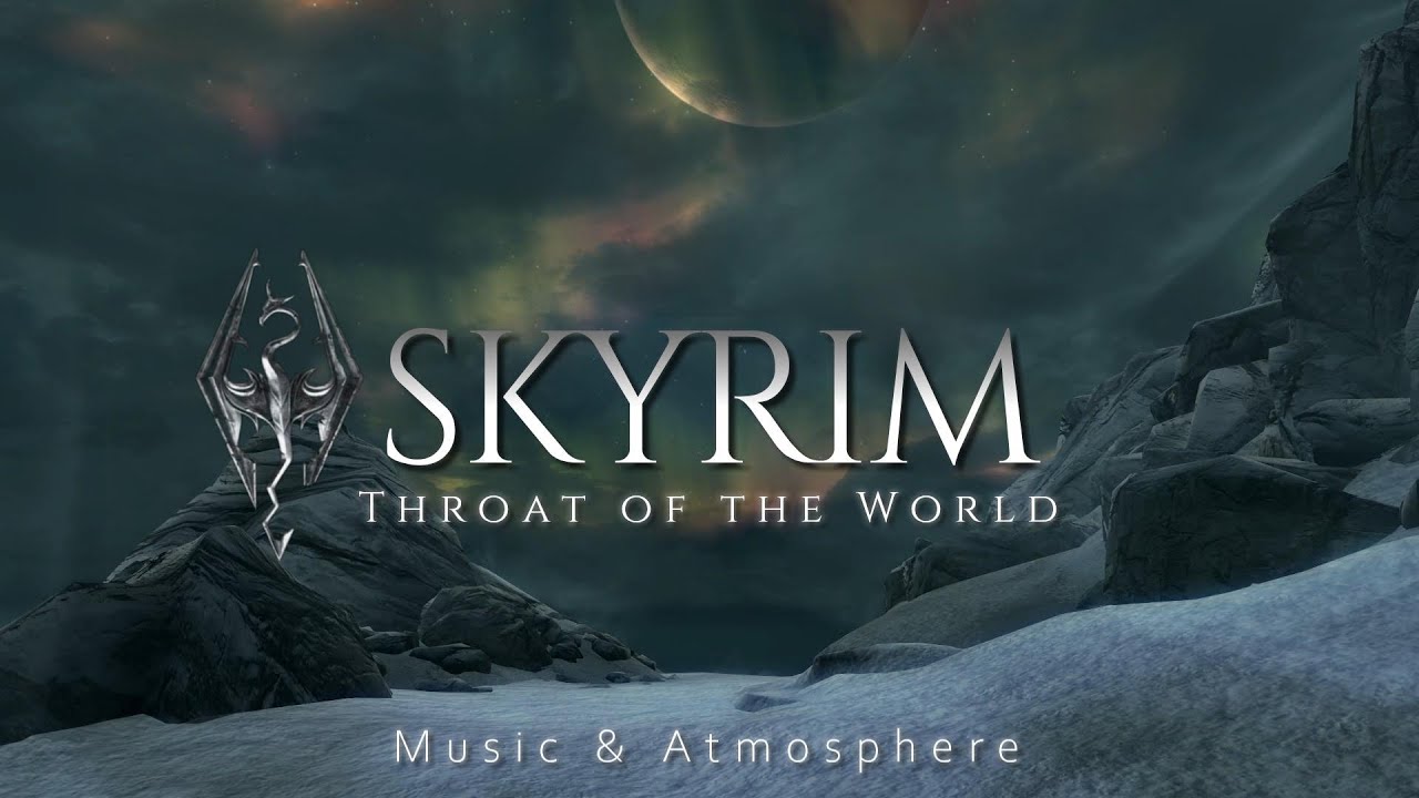 SKYRIM - Throat of the World | Relaxing Music Atmosphere