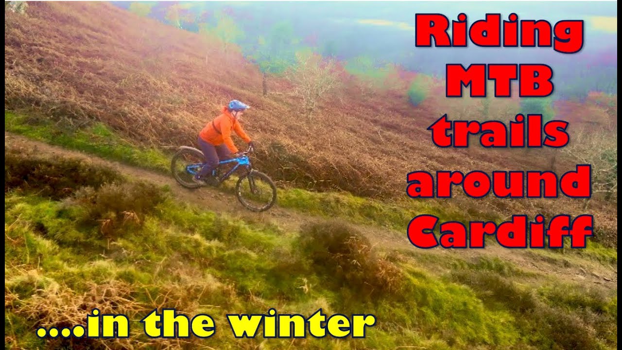 Riding #mtb trails around #cardiff .....in the Winter