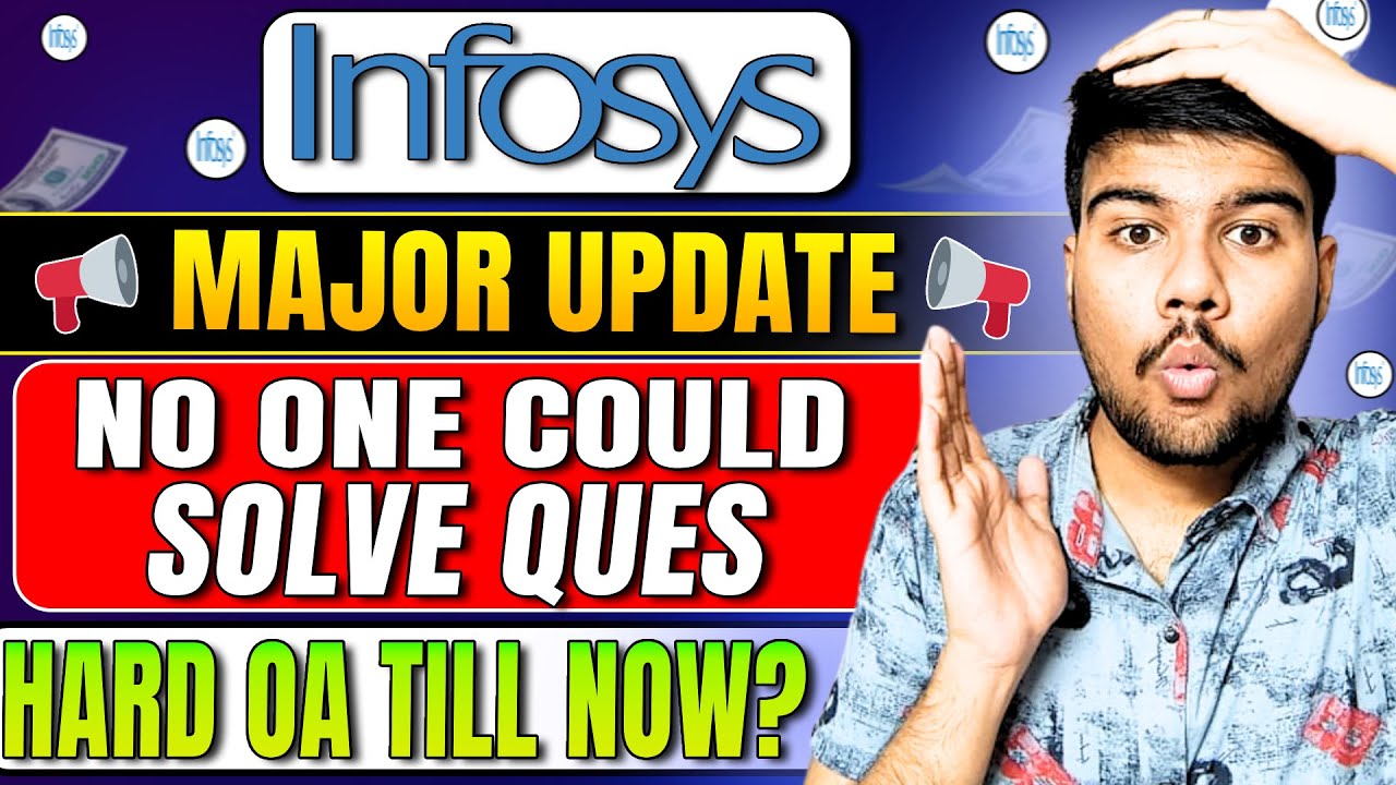 Infosys OA: сложно или легко? Подробное объяснение последнего обновления.