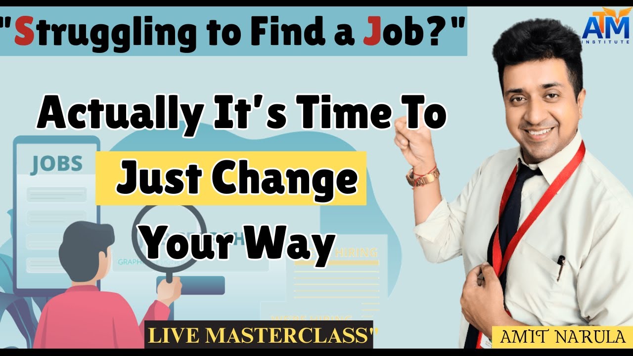 Top Job Search Tips for Freshers & Professionals | Live talk by Amit Narula | ATM Institute