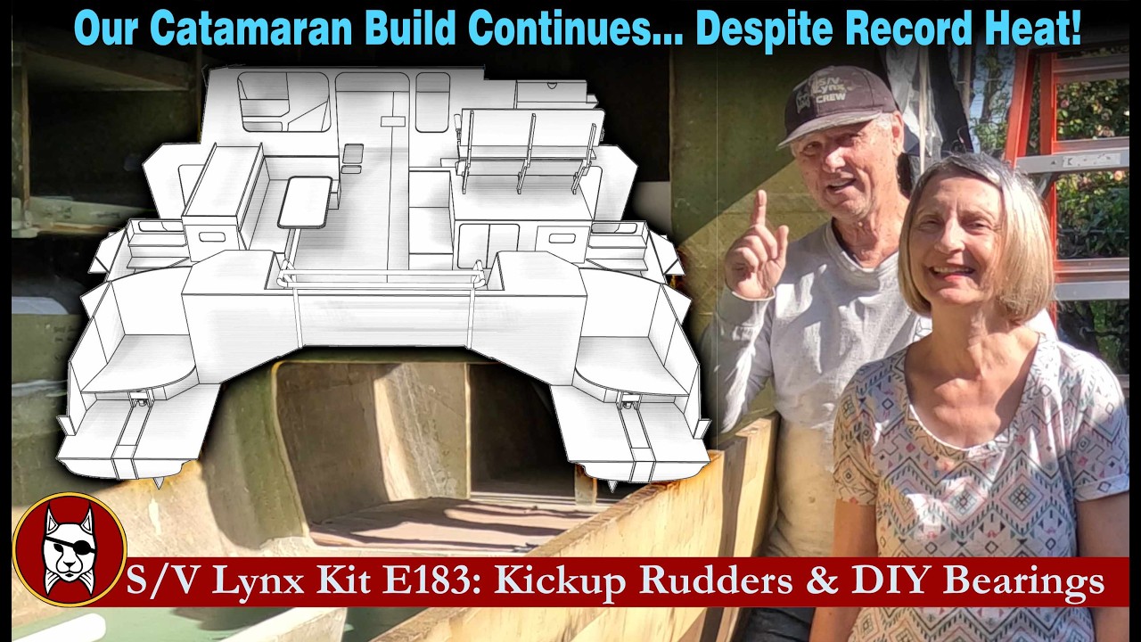 Kit E184: Kickup Rudders and DIY Bearings