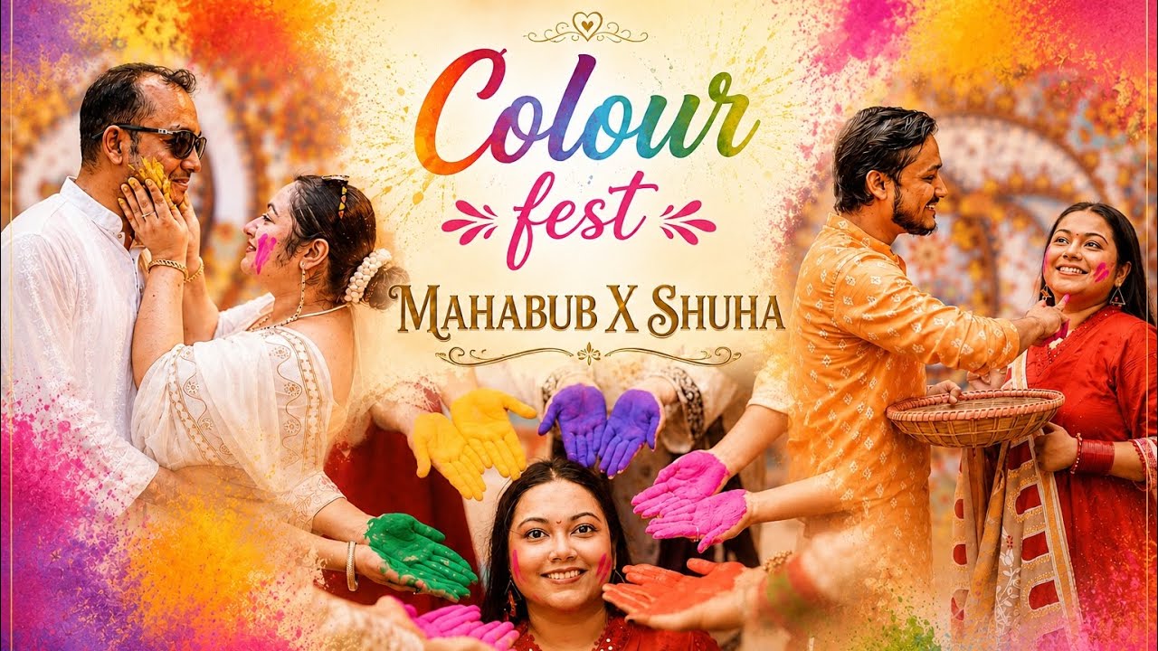 Mahabub X Shuha’s Colour Fest || Wedding City 