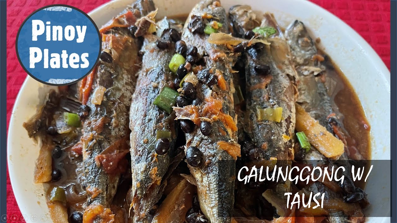 Galunggong with Tausi/Salted Black Beans
