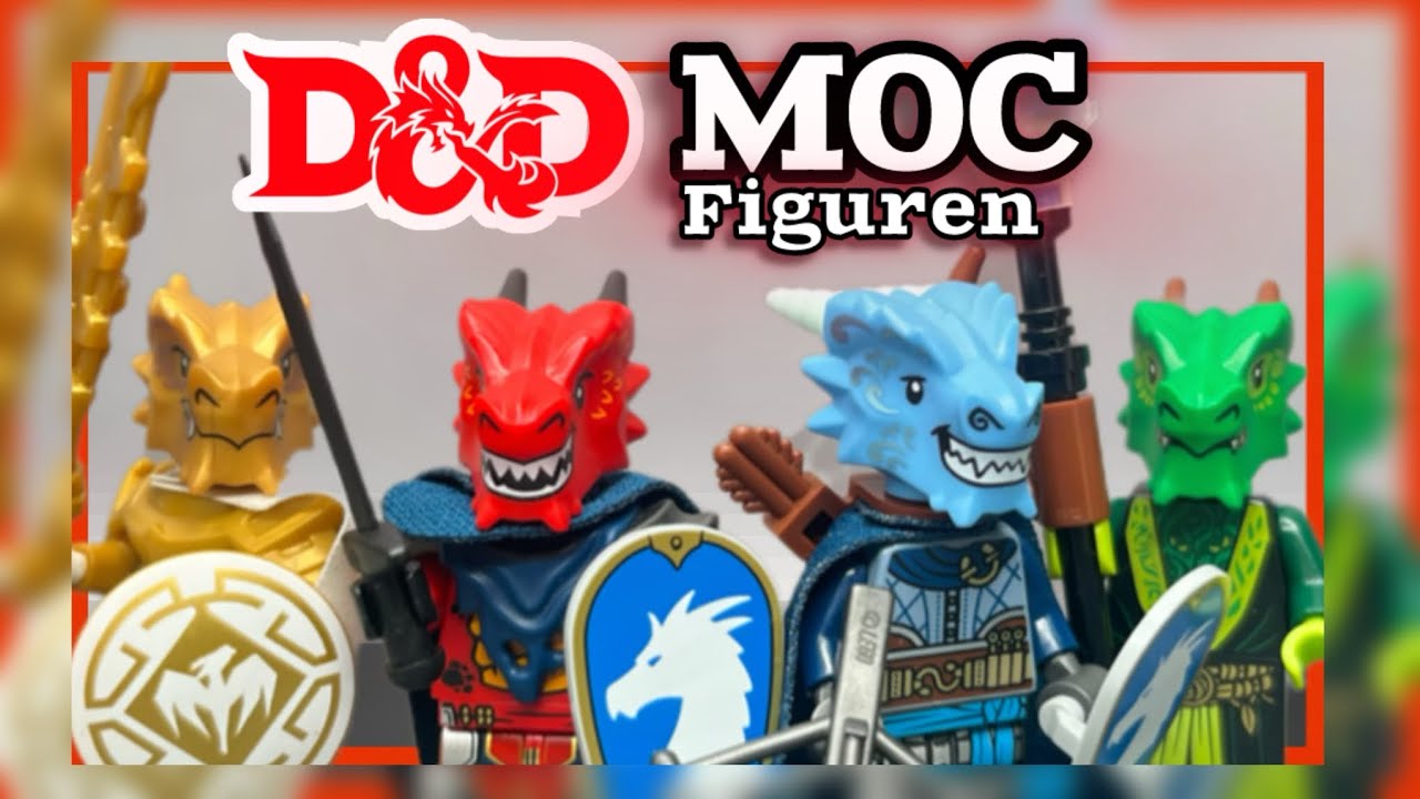 LEGO Dungeons & Dragons: Erschaffe 12 epische Dragonborn Helden! MOC