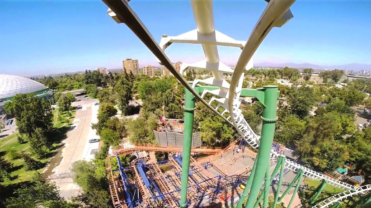 Raptor front seat on-ride HD POV Fantasilandia