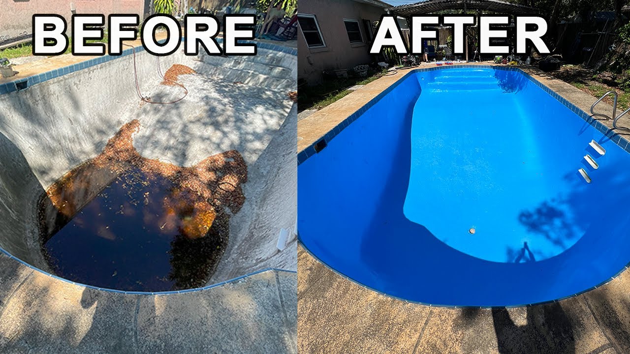 We tried saving this pool with NO EXPERIENCE (It was actually easy)