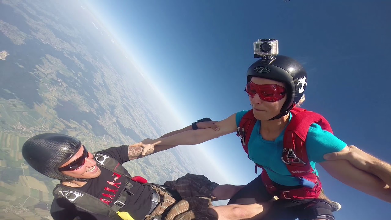 Schlauchboot - Fallschirmsprung / Dinghy - Skydive