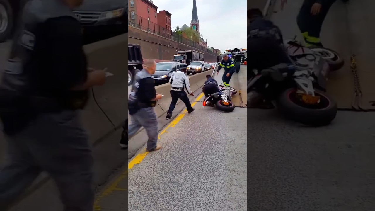 Cop CRASHES Motorcycle While Seizing it! 🤯