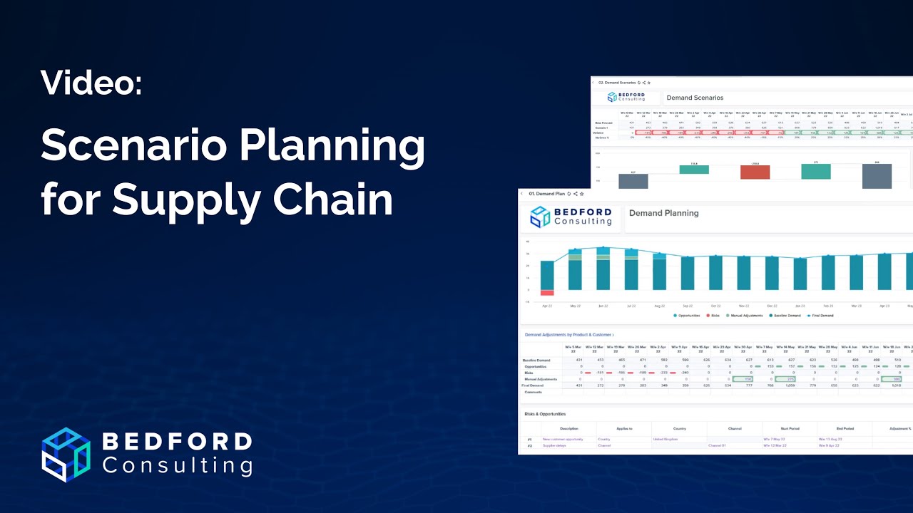 Demo Video: Scenario Planning for Supply Chain