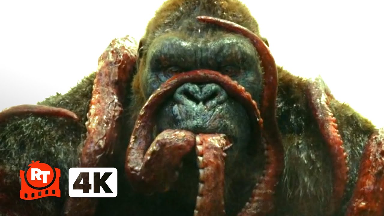 Kong: Skull Island (2017) 4K - Kong vs. Giant Squid Scene | Movieclips