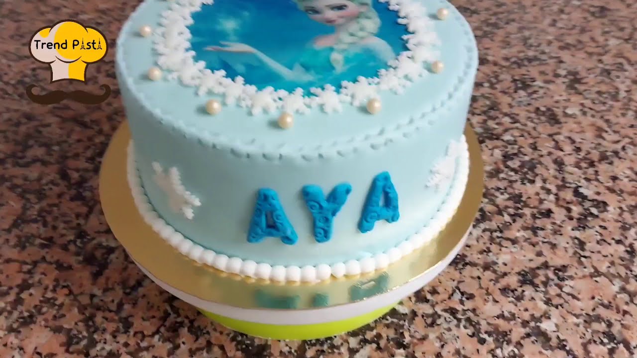 Reine Des Neiges Gateau-Karlar Kralicesi Temalı Pasta Yapımı (Frozen)  [HD]