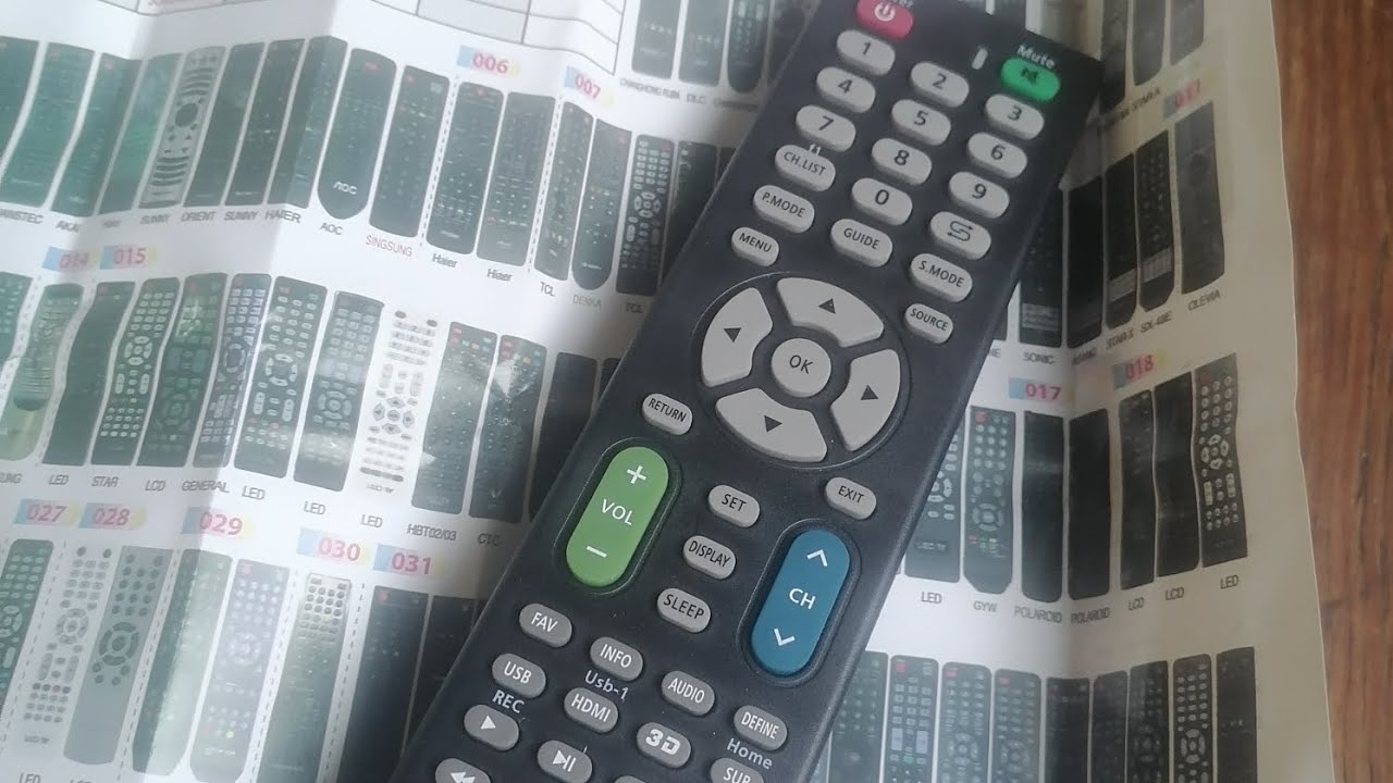 Como programa control universal para TV smat y led