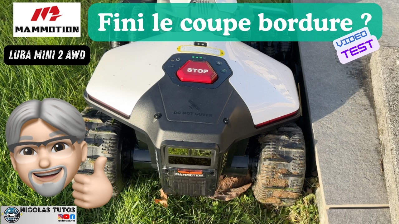 La FIN du coupe bordure ? Test du Mammotion LUBA MINI 2 AWD