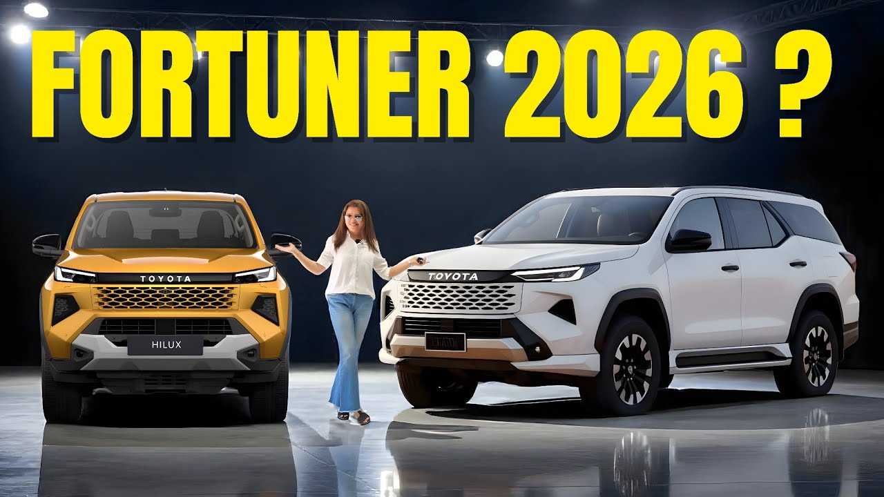 Первый взгляд на Fortuner 2026 — Toyota представила Hilux 🤩